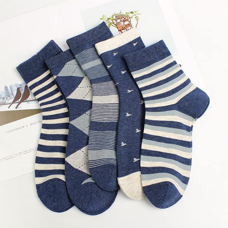Socks Men Cotton Striped Long Comfortable Middle Tube Sports Running Man