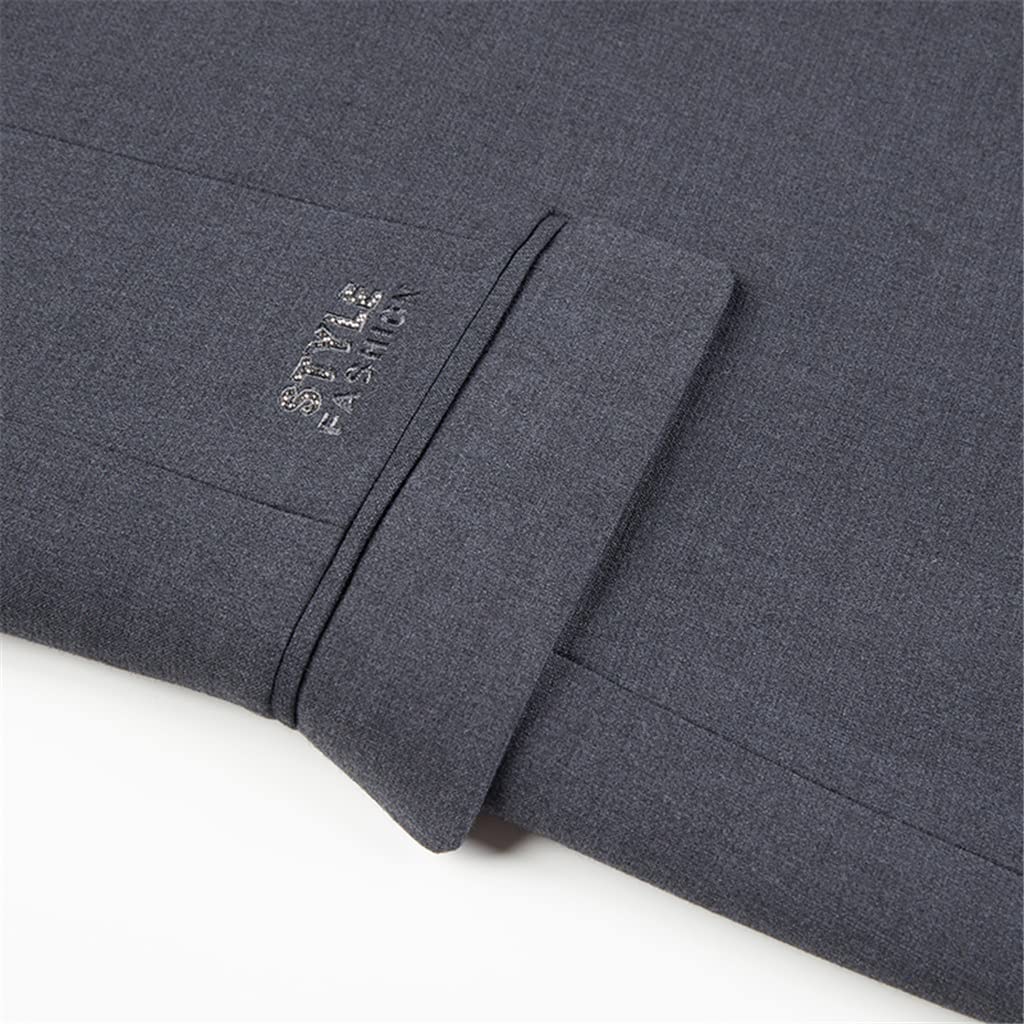 VIDI Men's (Suit Jacket + Pants) British Business Casual Wedding Gentleman Suit Two-piece Set