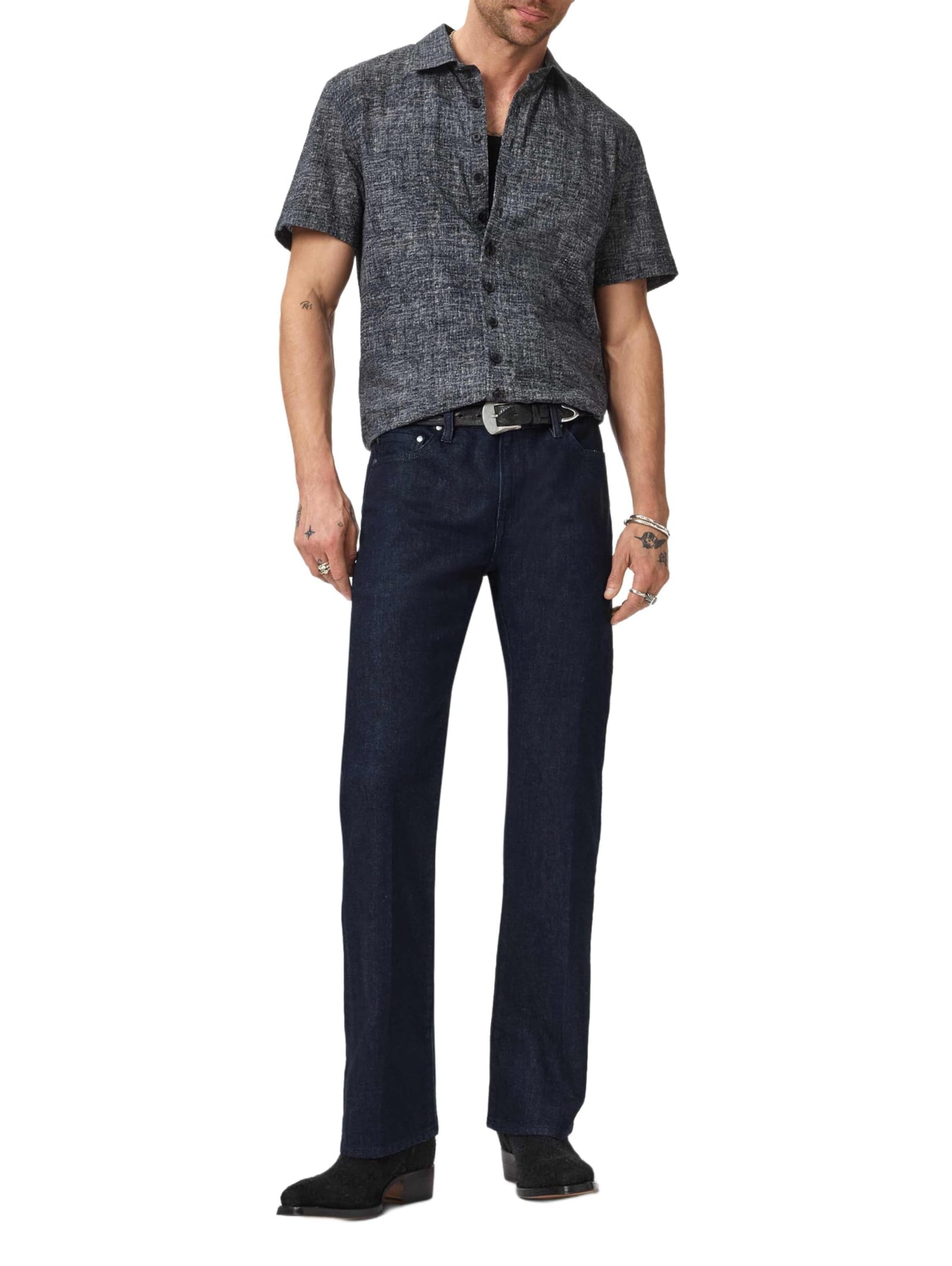 John Varvatos Men's Fader Jean - Bootcut Fit