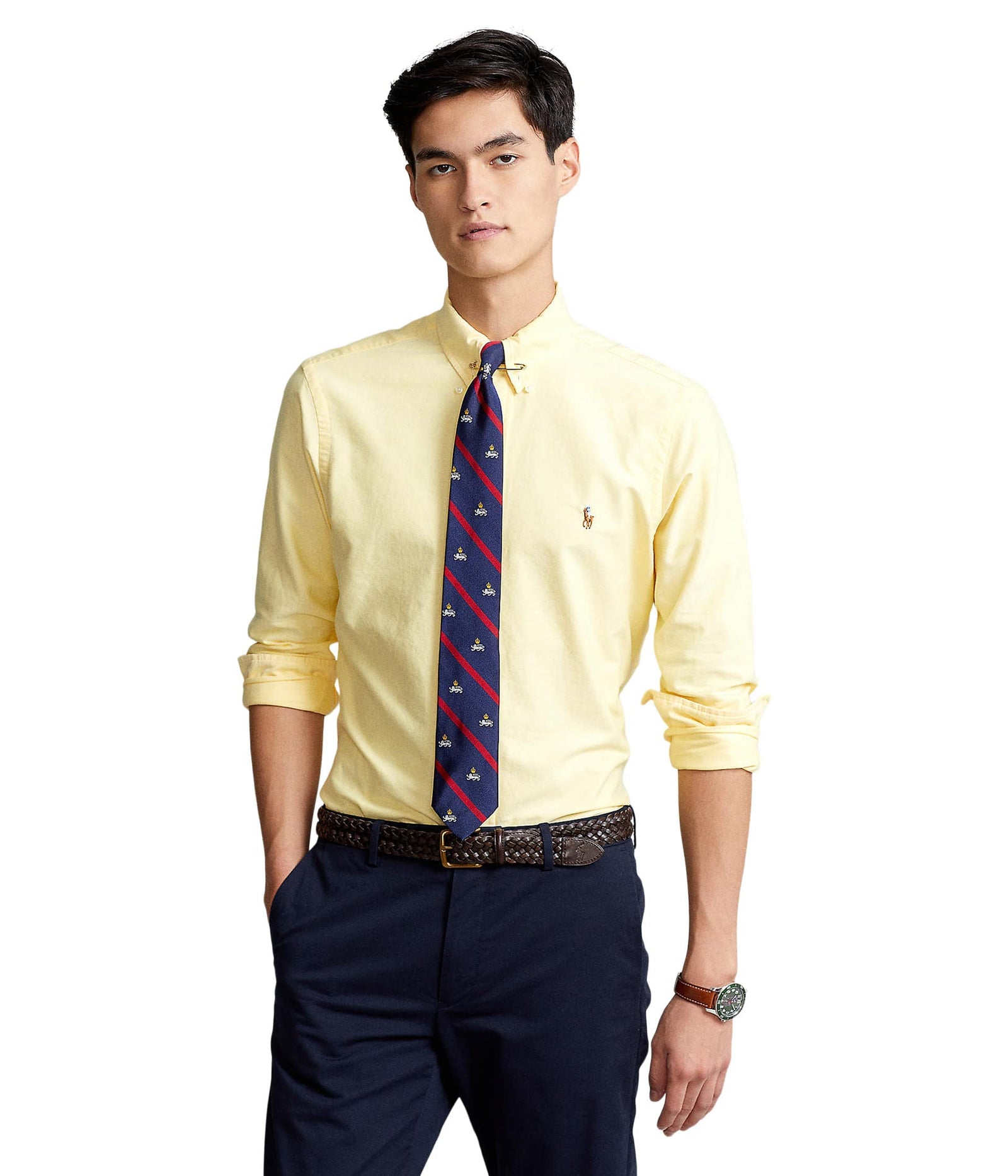 POLO RALPH LAUREN Men's Classic Oxford Long Sleeve Sport Shirt