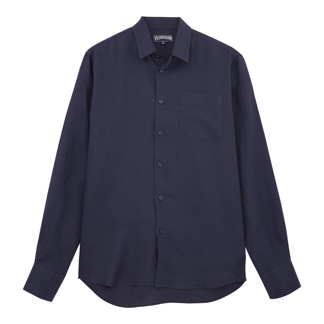 Men Linen Shirt Solid