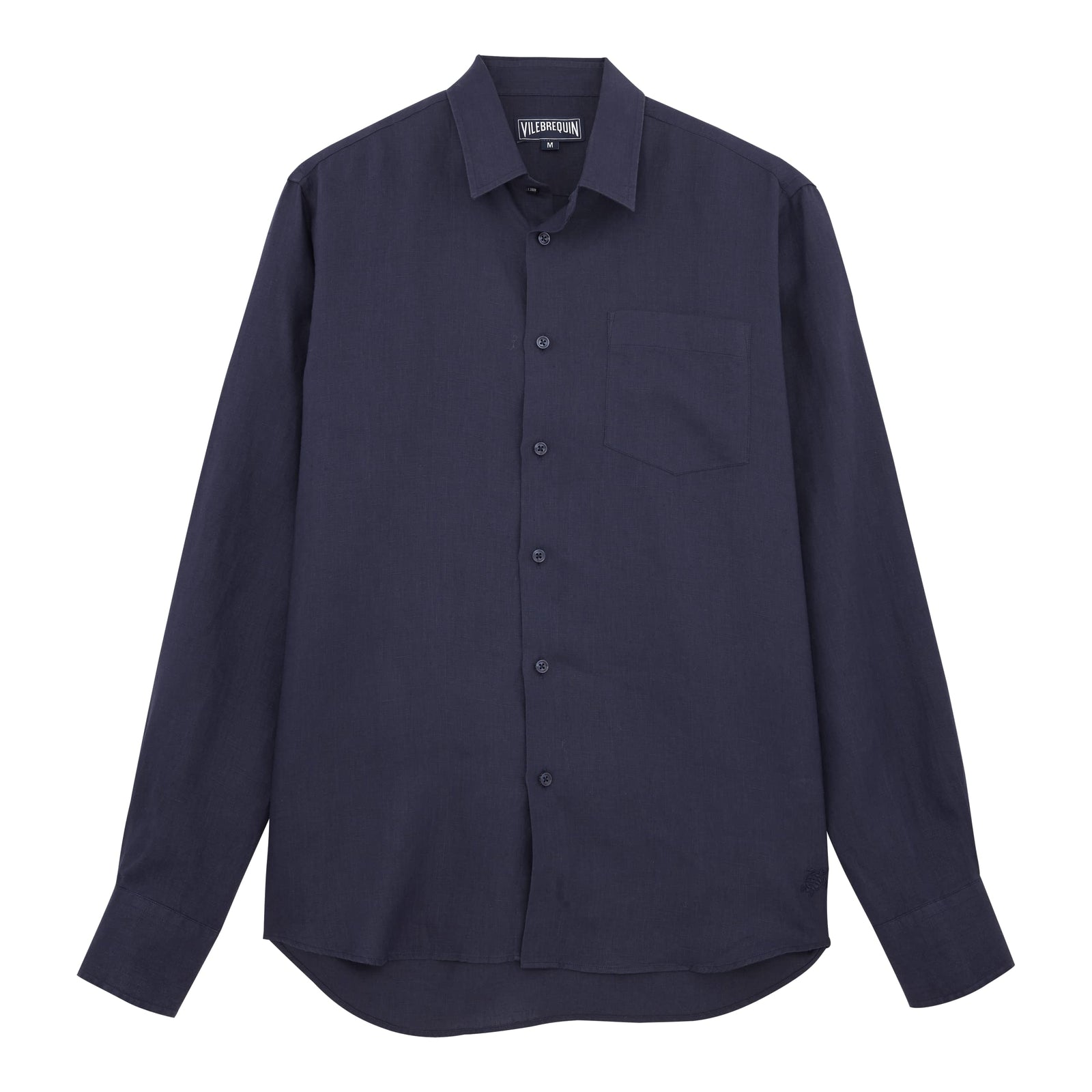 Men Linen Shirt Solid