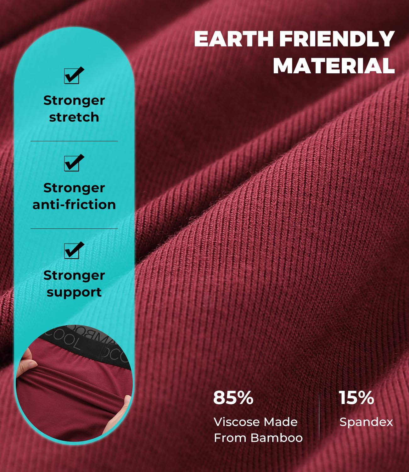 Men's Breathable Performance Trunks 4-Pack