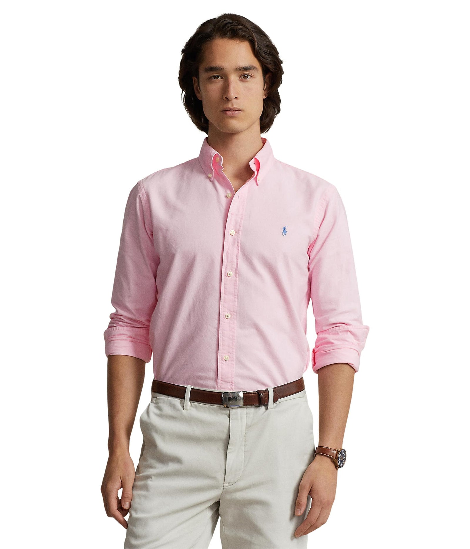 POLO RALPH LAUREN Men's Classic Fit Plaid Oxford Shirt