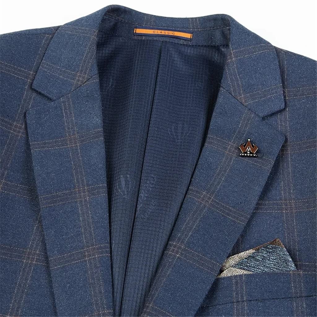 SIDUFHAOPKLL (Jacket + Trousers) Men's Italian business casual gentleman's dress two-piece set