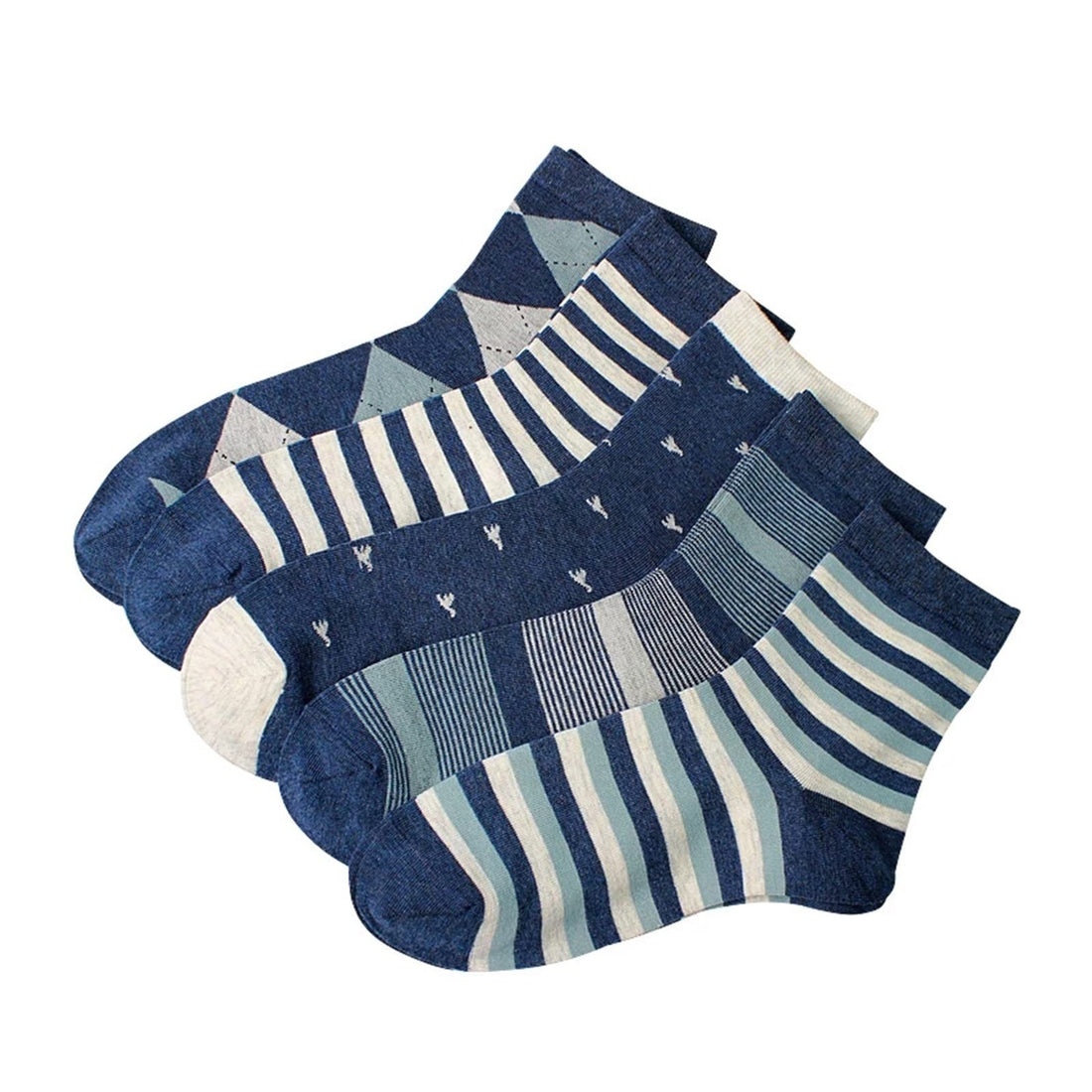 Socks Men Cotton Striped Long Comfortable Middle Tube Sports Running Man