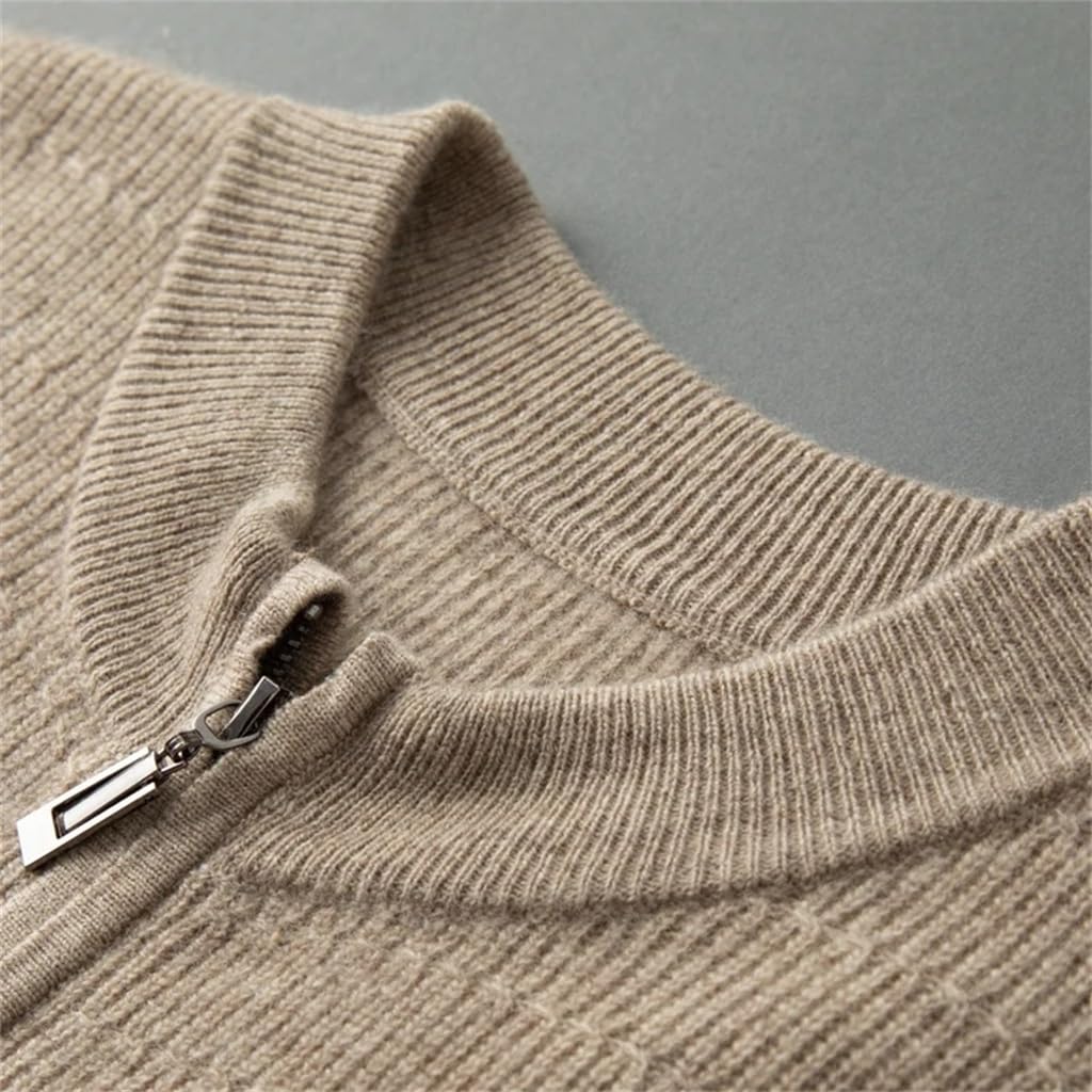 Autumn Cashmere Sweater Winter Clothing Men's Sweater Thick Cardigan Knitted Sweater