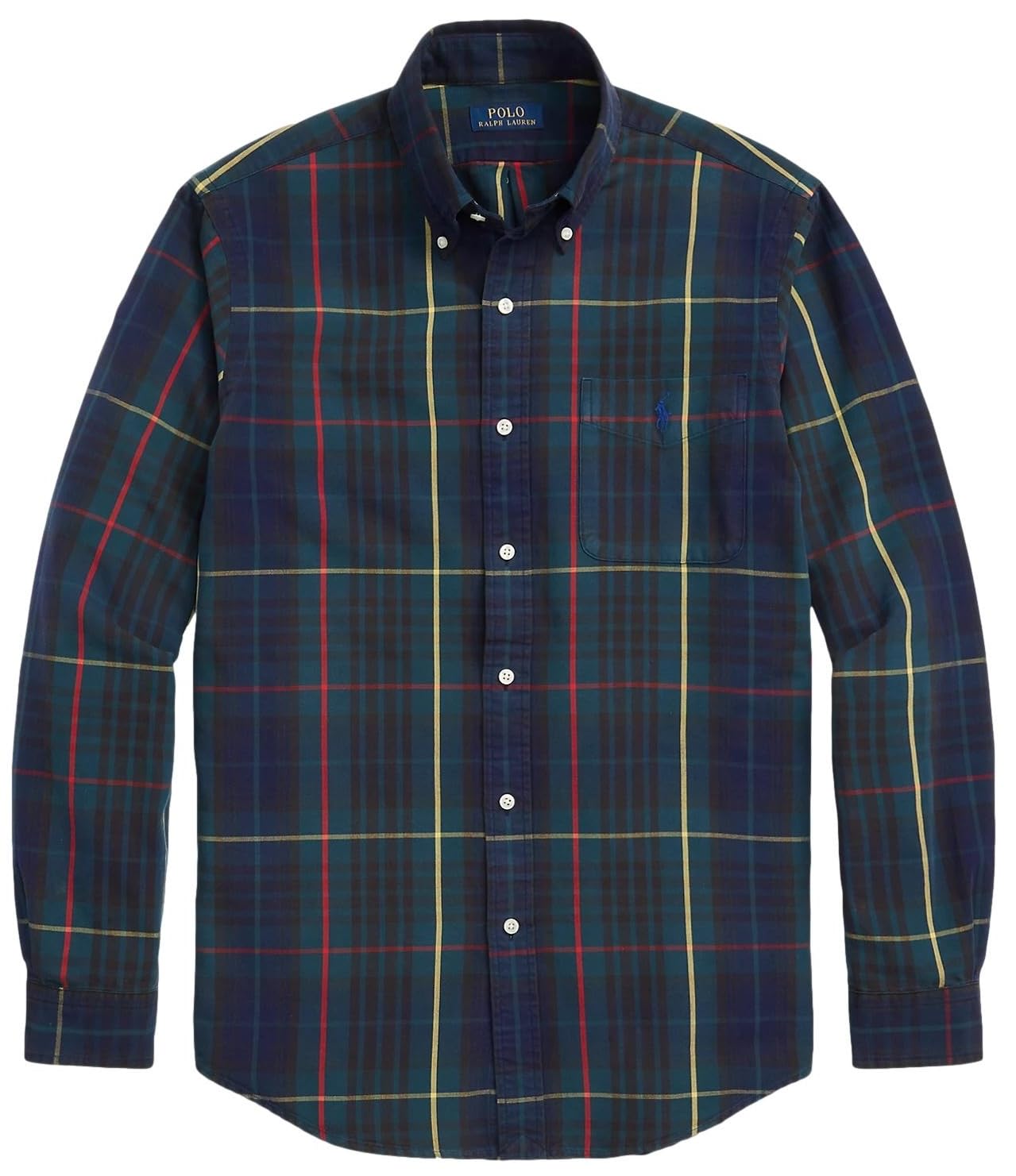 POLO RALPH LAUREN Men's Classic Fit Plaid Oxford Shirt
