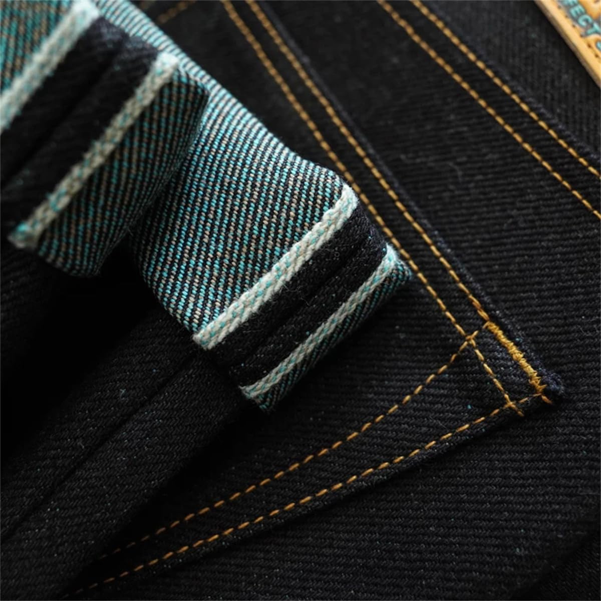 Men's Jeans Double-Sided Dyed Pre-Shrunk Jeans Regular Fit
