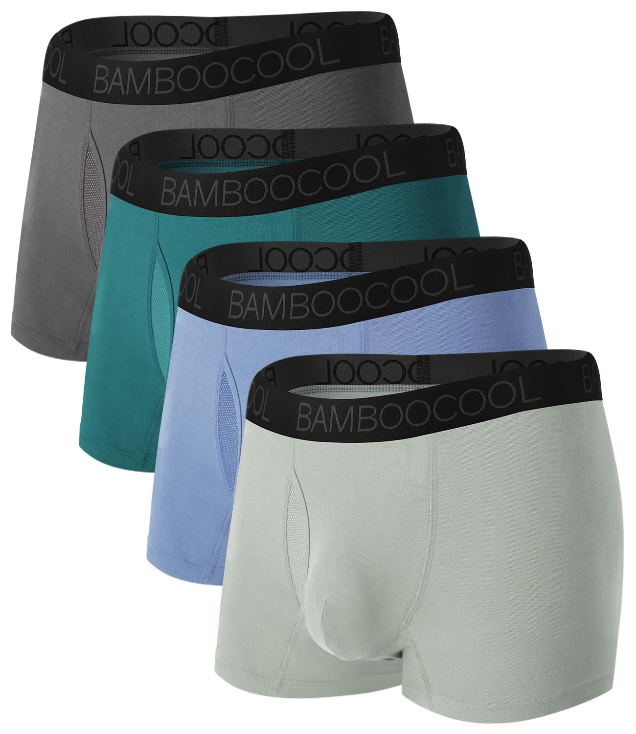 Men's Breathable Performance Trunks 4-Pack