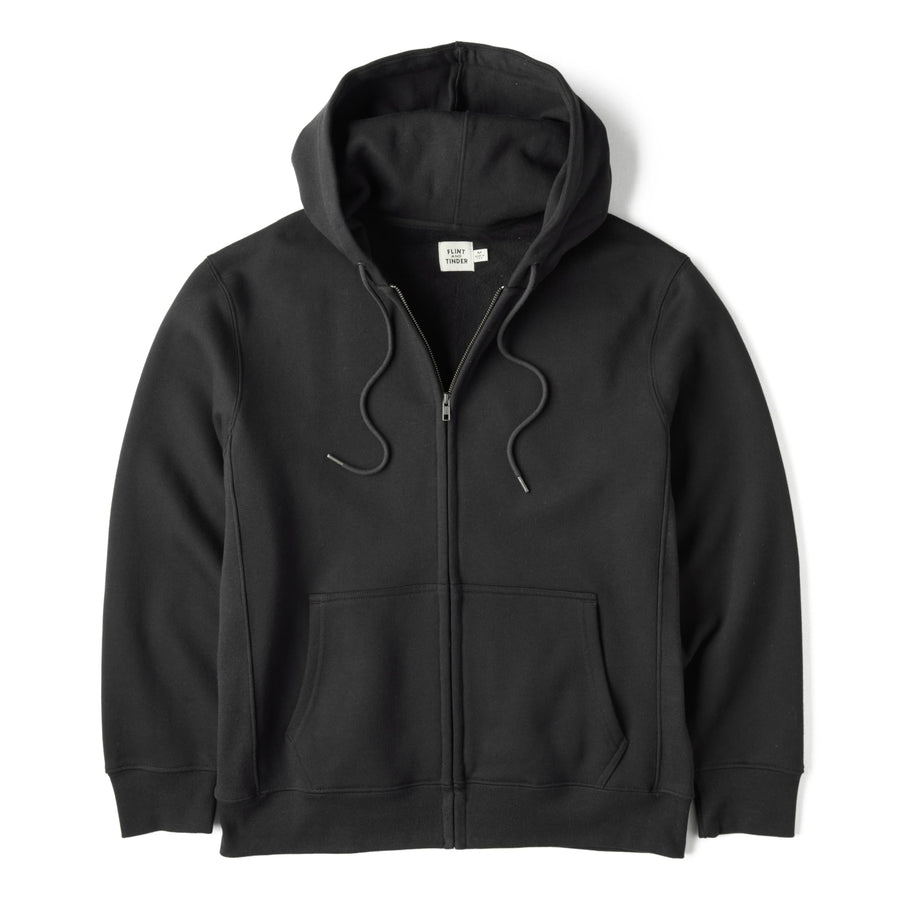 Huckberry Flint and Tinder 10-Year Full Zip Hoodie, Mens Sweatshirt