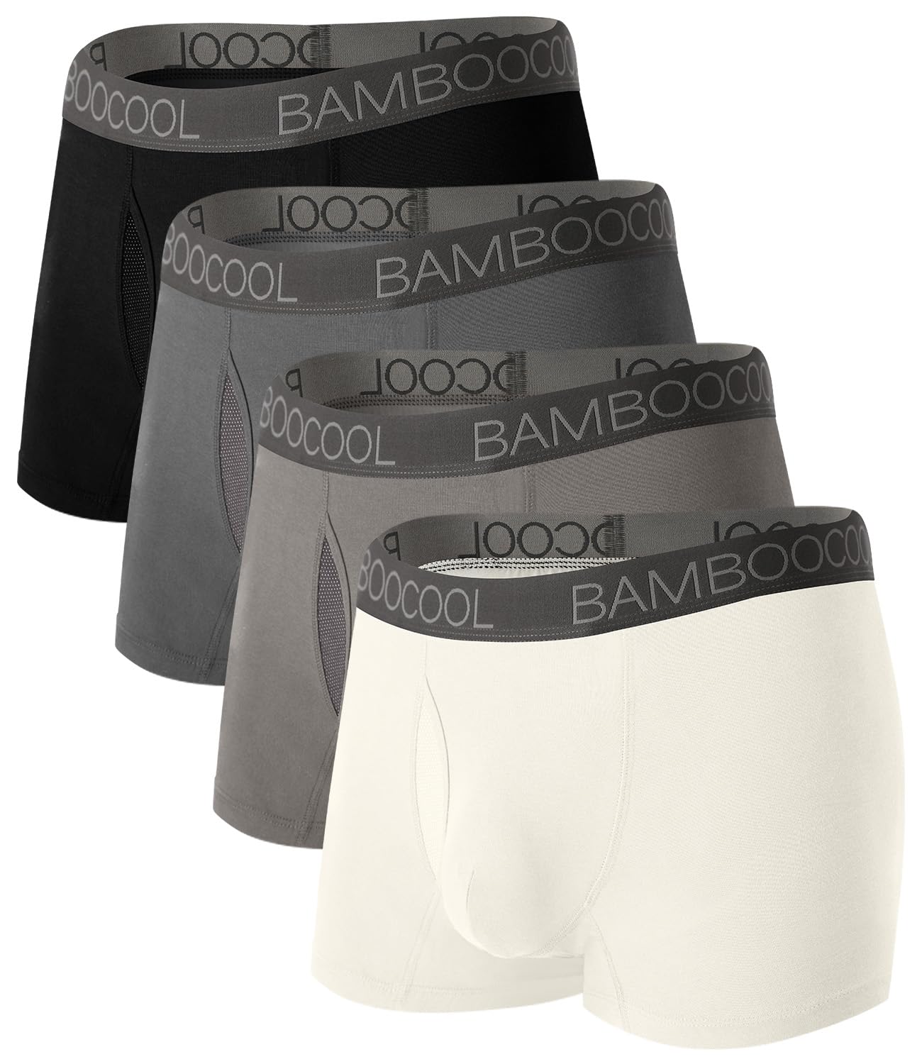 Men's Breathable Performance Trunks 4-Pack