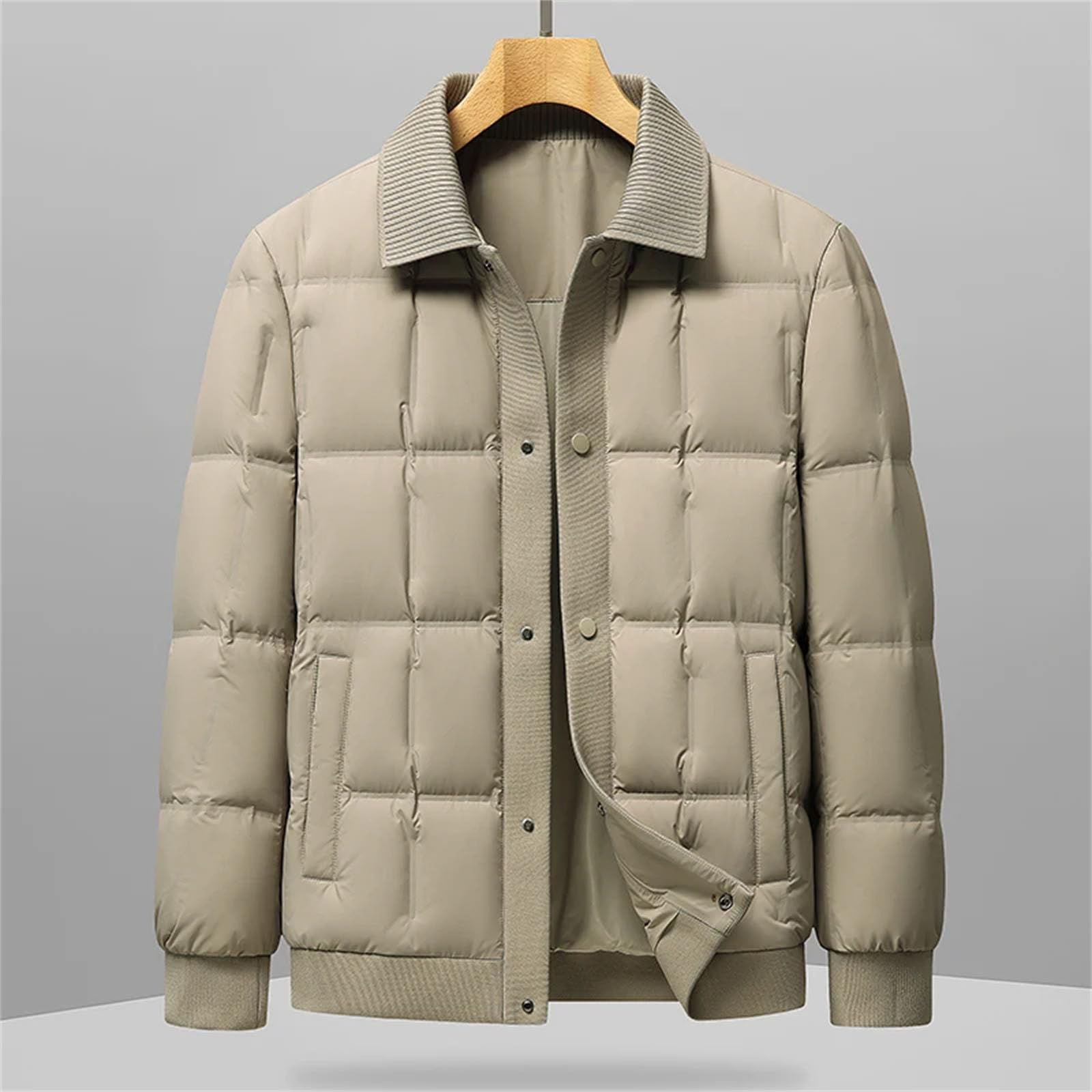 Men's Lightweight Duck Down Puffer Jacket