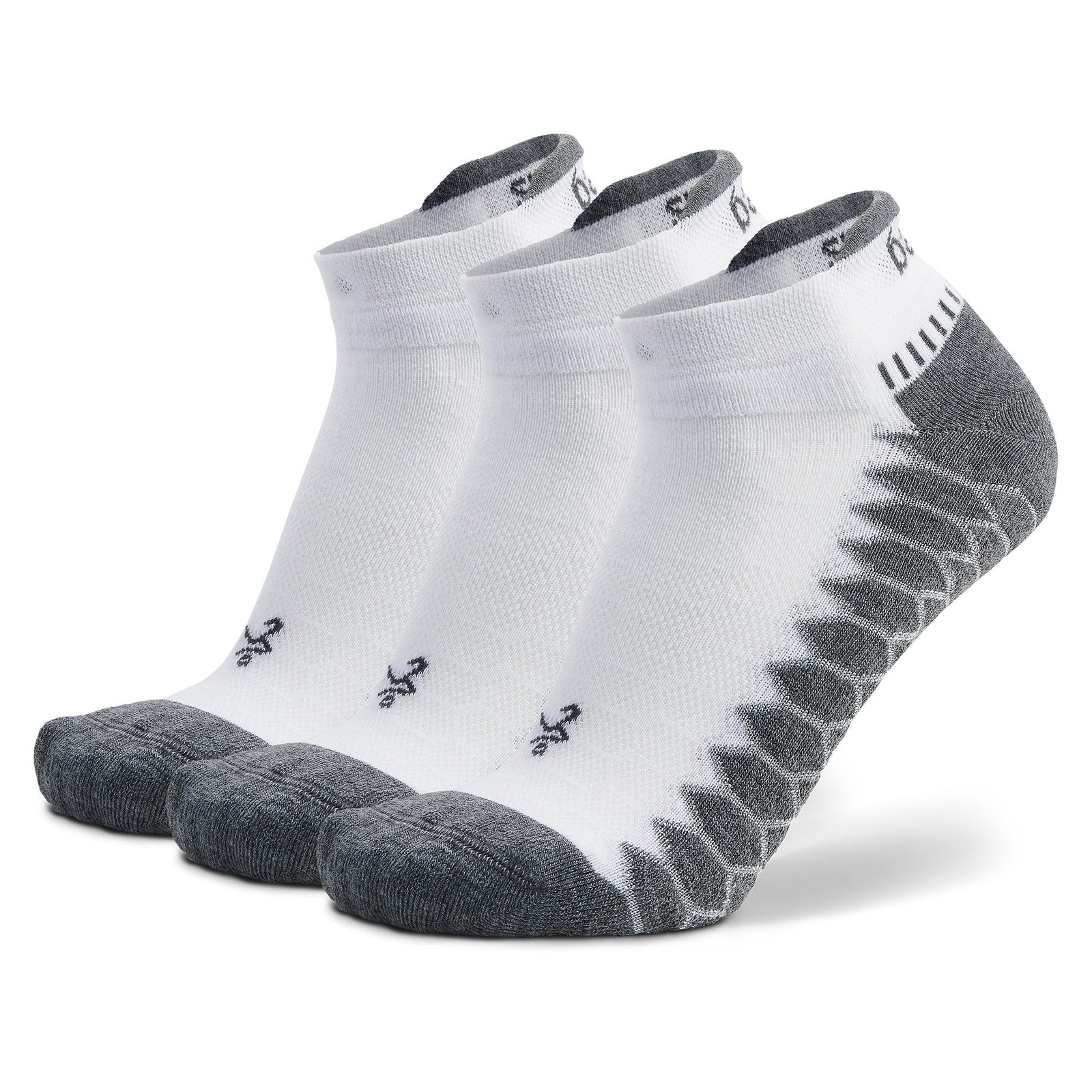 Balega Unisex 3 Pack Silver No Show Tab