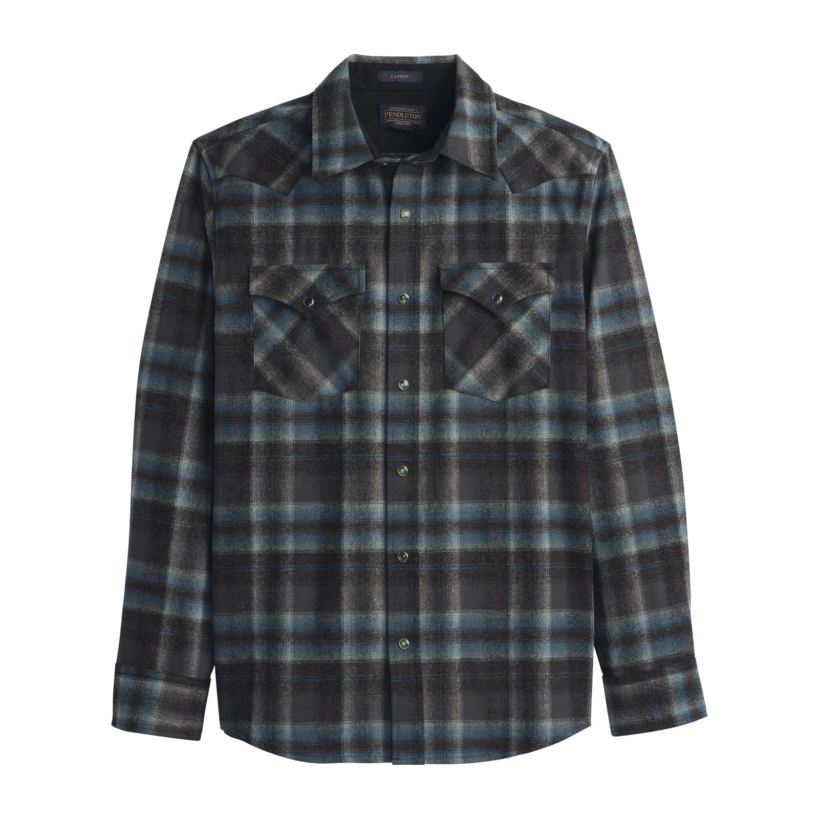 Men's Wool Flannel Long Sleeve Shirt