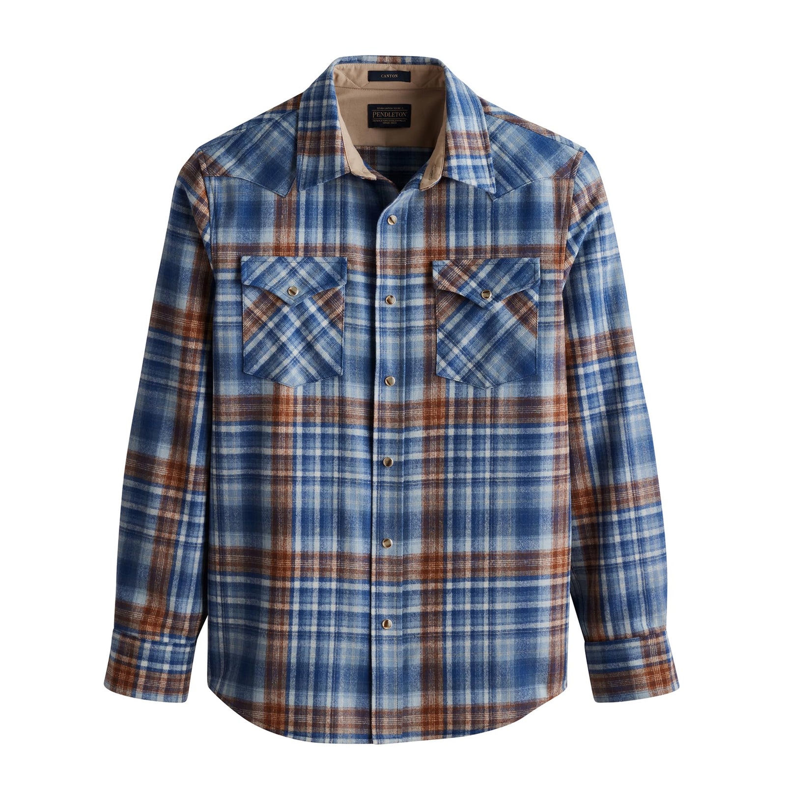 Men's Wool Flannel Long Sleeve Shirt