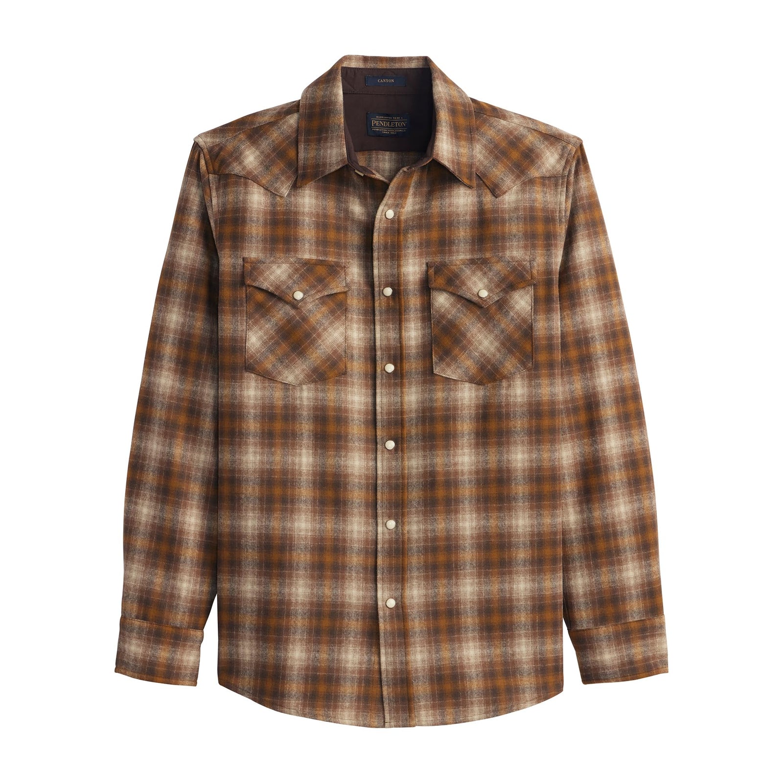 Men's Wool Flannel Long Sleeve Shirt