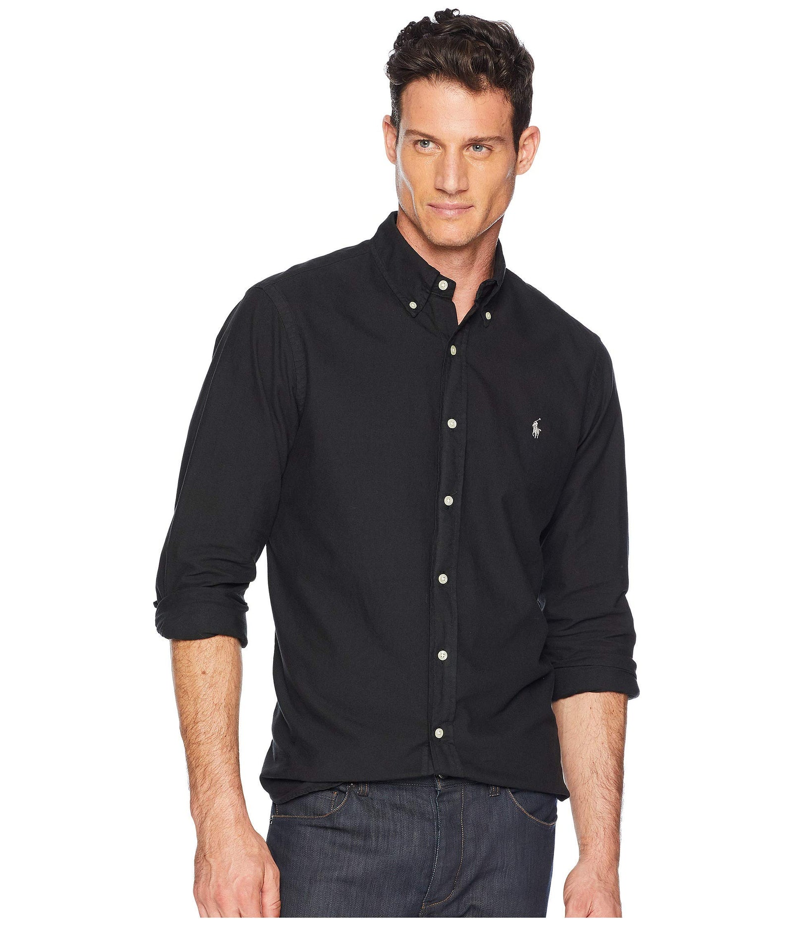 POLO RALPH LAUREN Men's Classic Fit Plaid Oxford Shirt