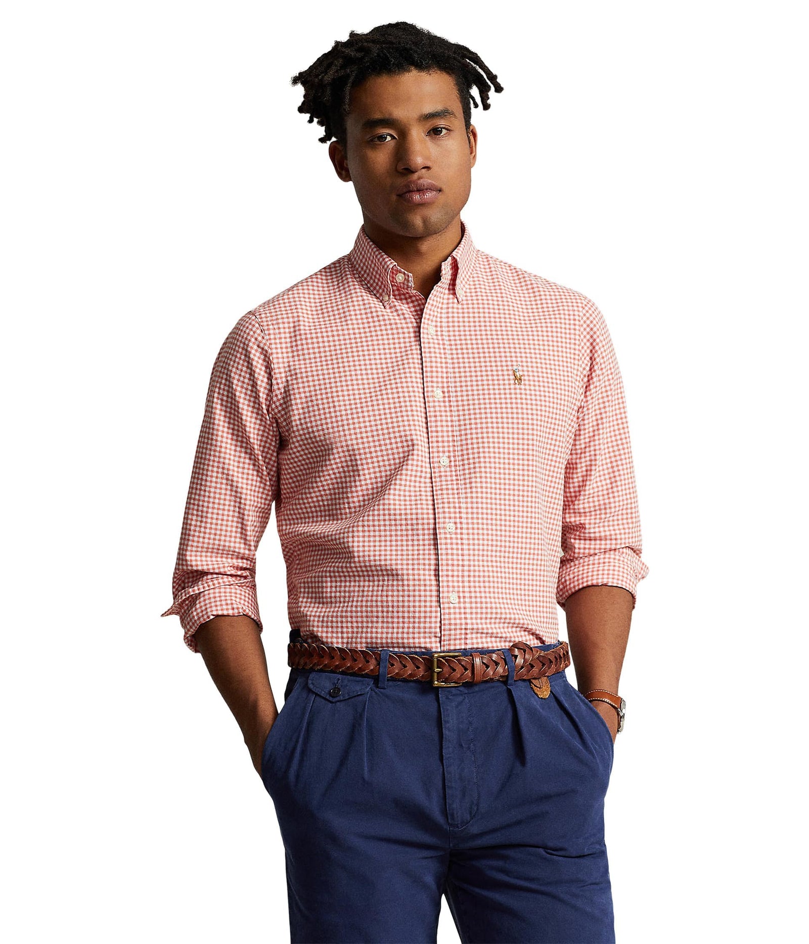 POLO RALPH LAUREN Men's Classic Oxford Long Sleeve Sport Shirt
