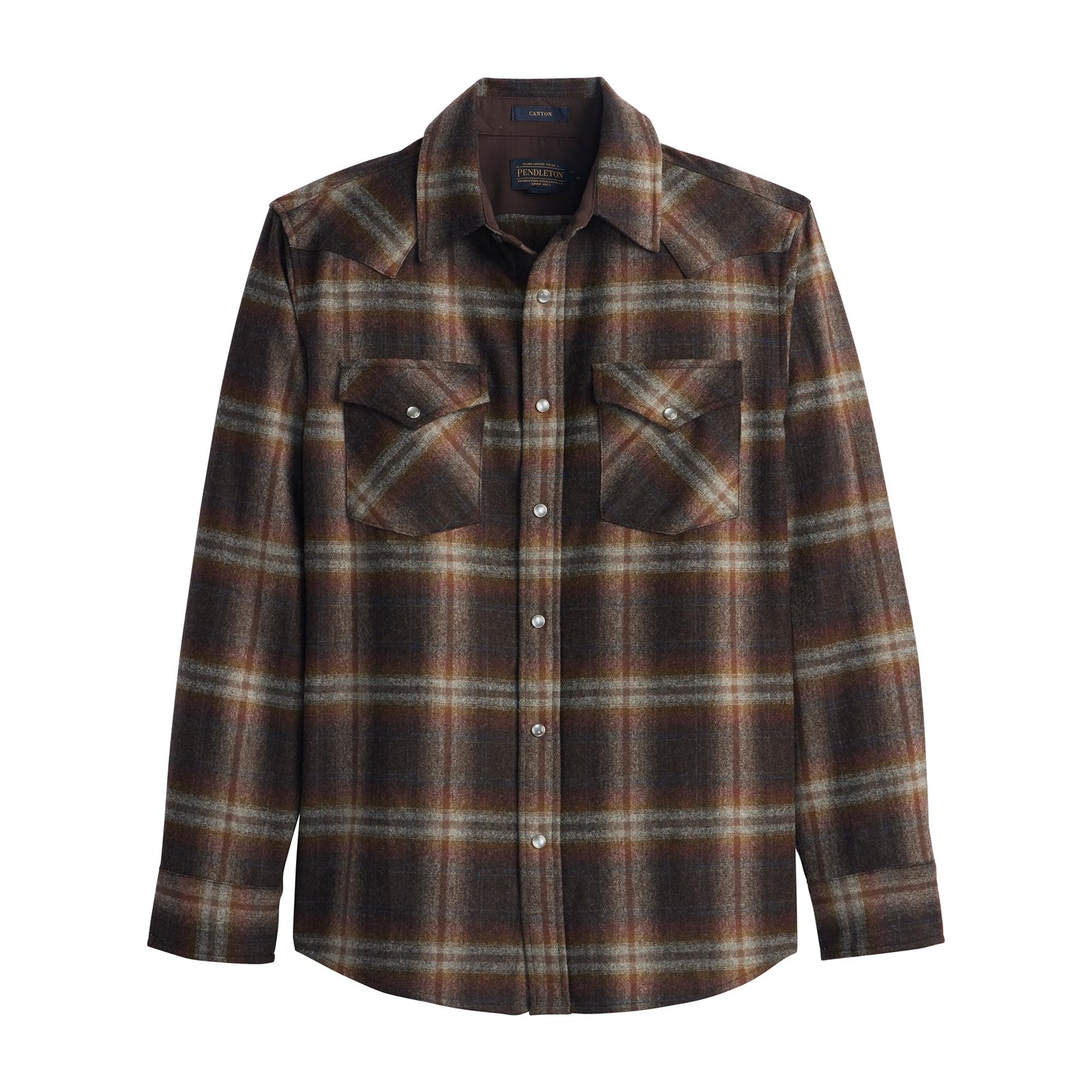Men's Wool Flannel Long Sleeve Shirt