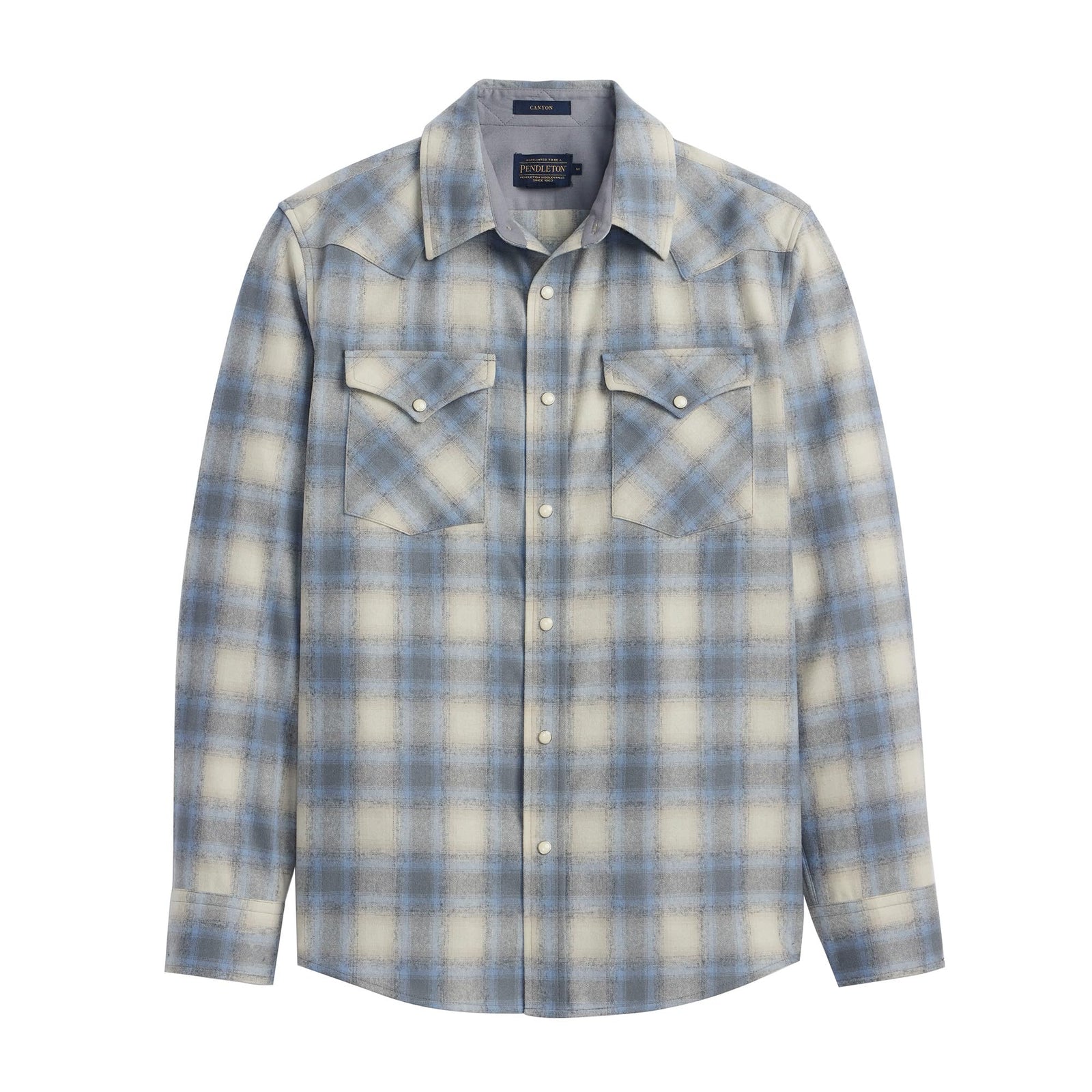 Men's Wool Flannel Long Sleeve Shirt