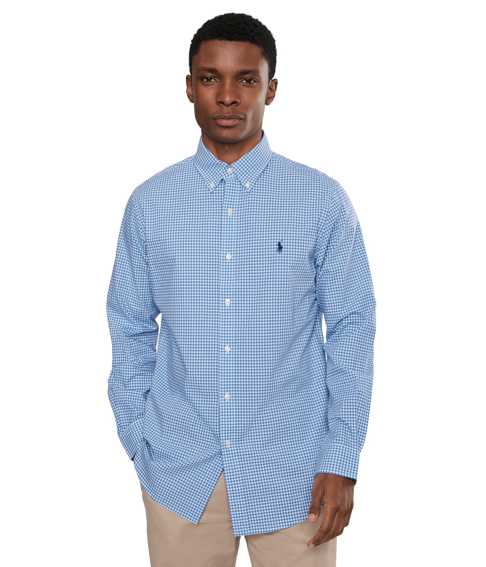 POLO RALPH LAUREN Men's Classic Fit Plaid Oxford Shirt