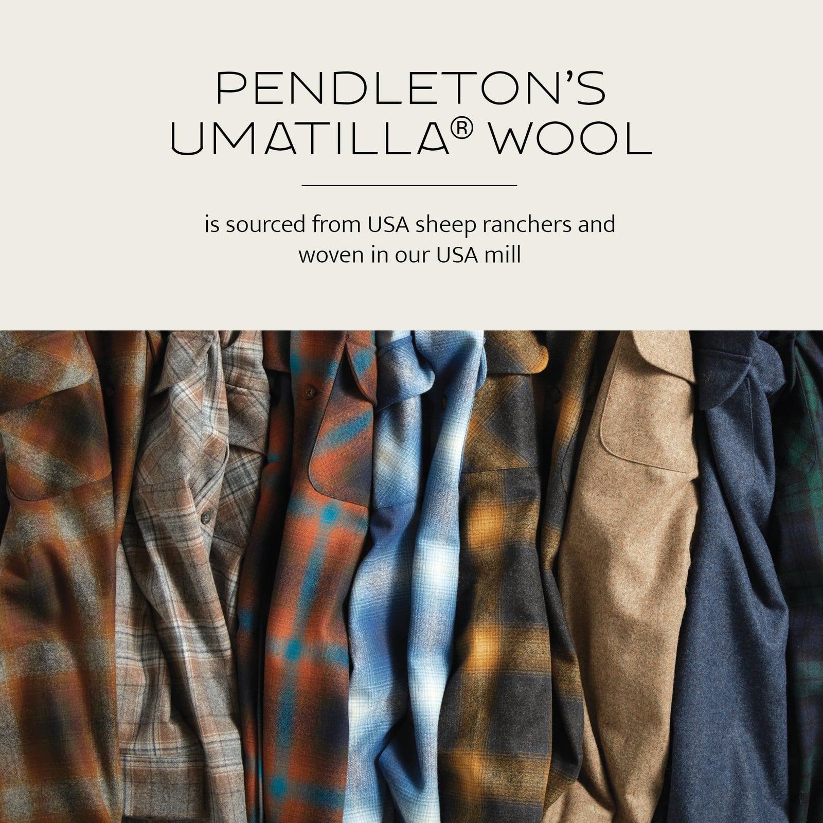 Men's Wool Flannel Long Sleeve Shirt