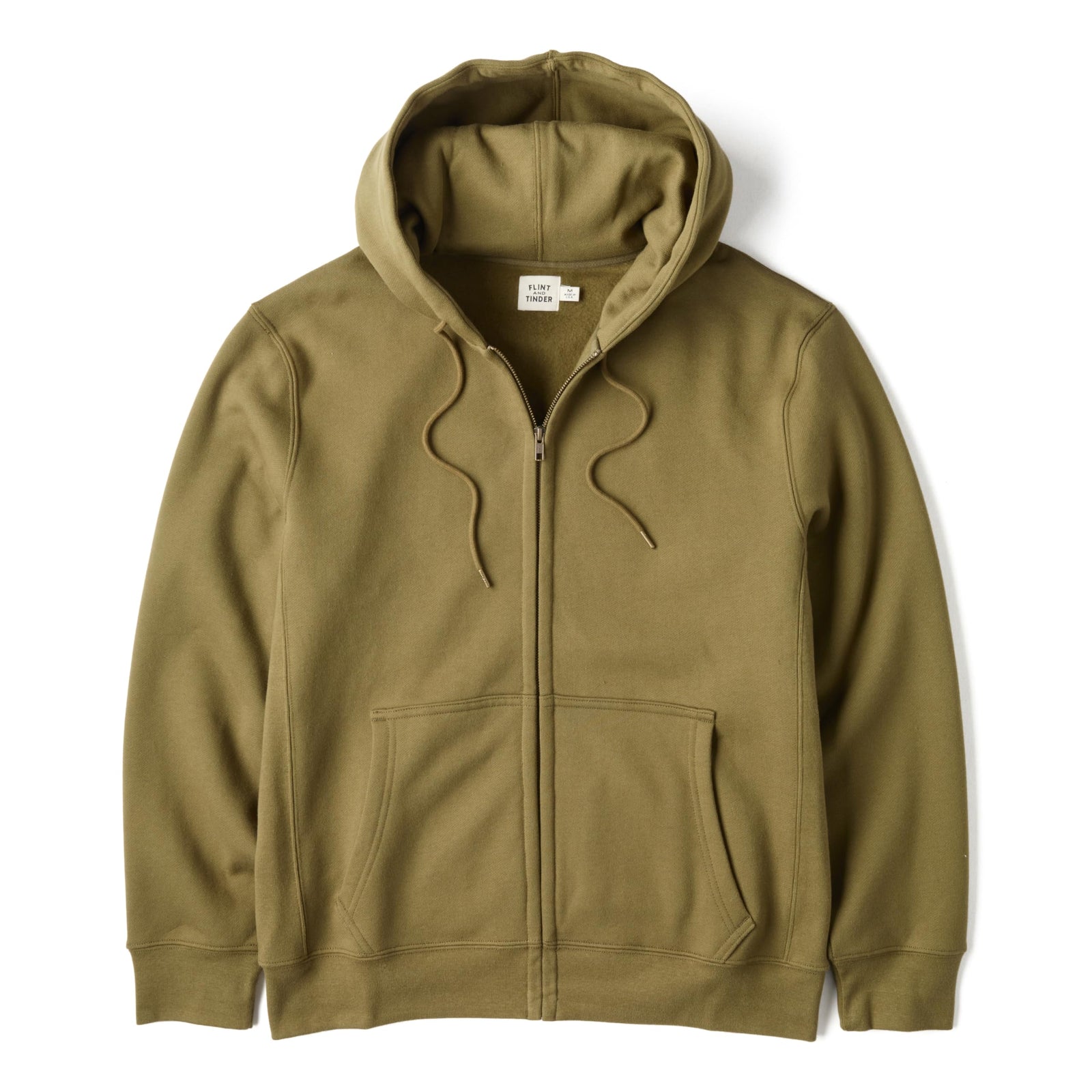 Huckberry Flint and Tinder 10-Year Full Zip Hoodie, Mens Sweatshirt