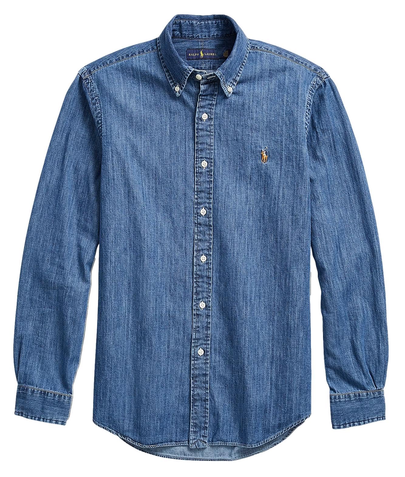 POLO RALPH LAUREN Men's Classic Oxford Long Sleeve Sport Shirt