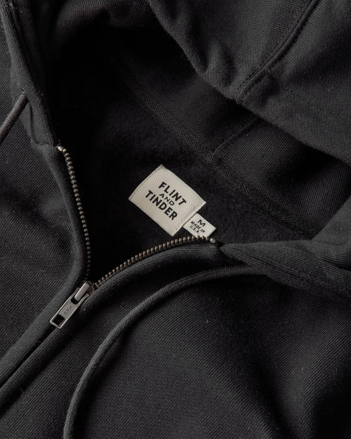 Huckberry Flint and Tinder 10-Year Full Zip Hoodie, Mens Sweatshirt