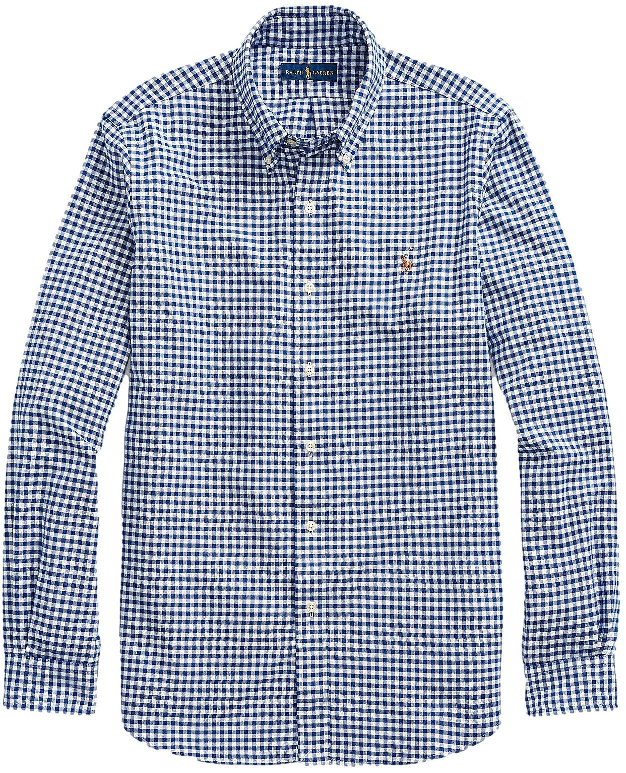POLO RALPH LAUREN Men's Classic Fit Plaid Oxford Shirt
