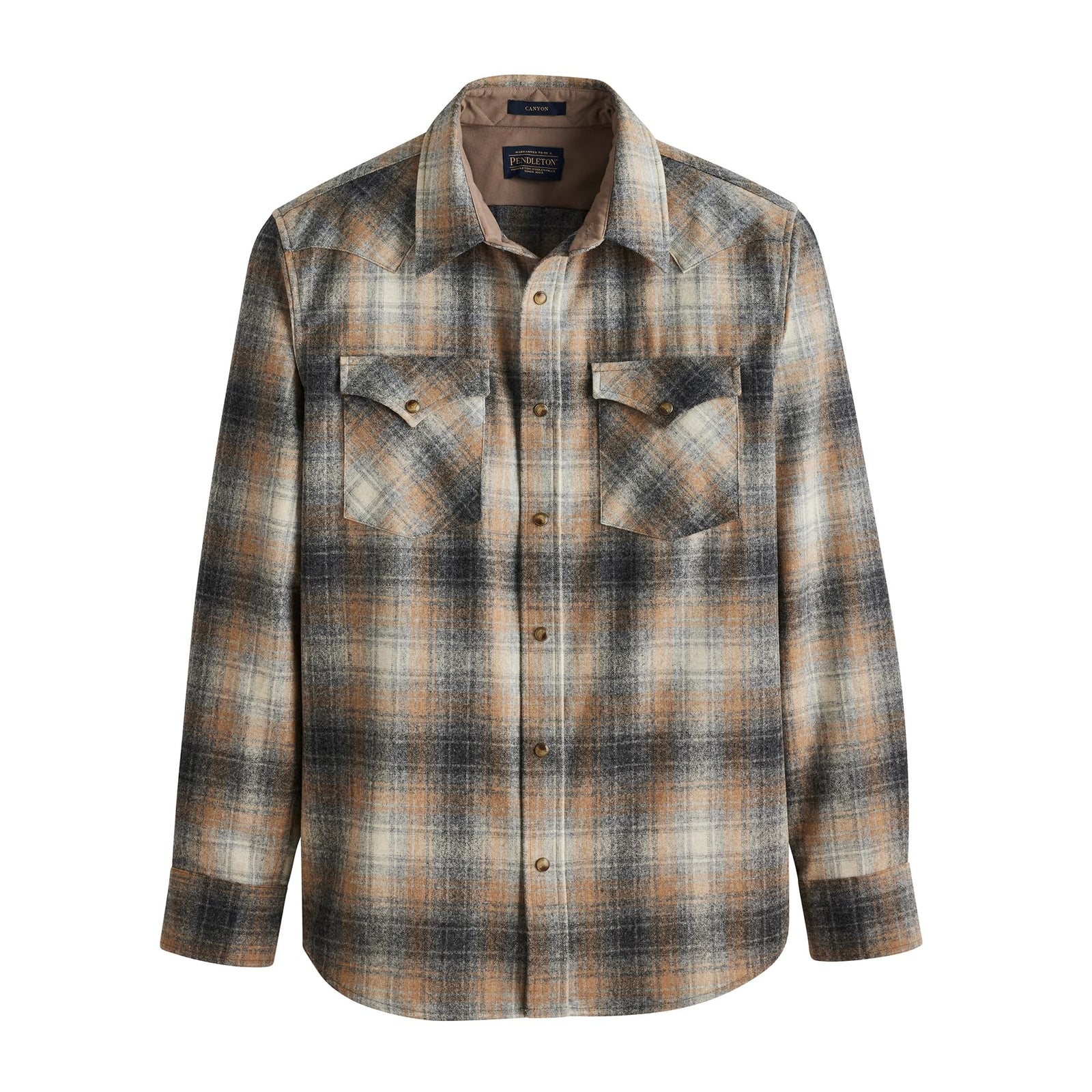 Men's Wool Flannel Long Sleeve Shirt