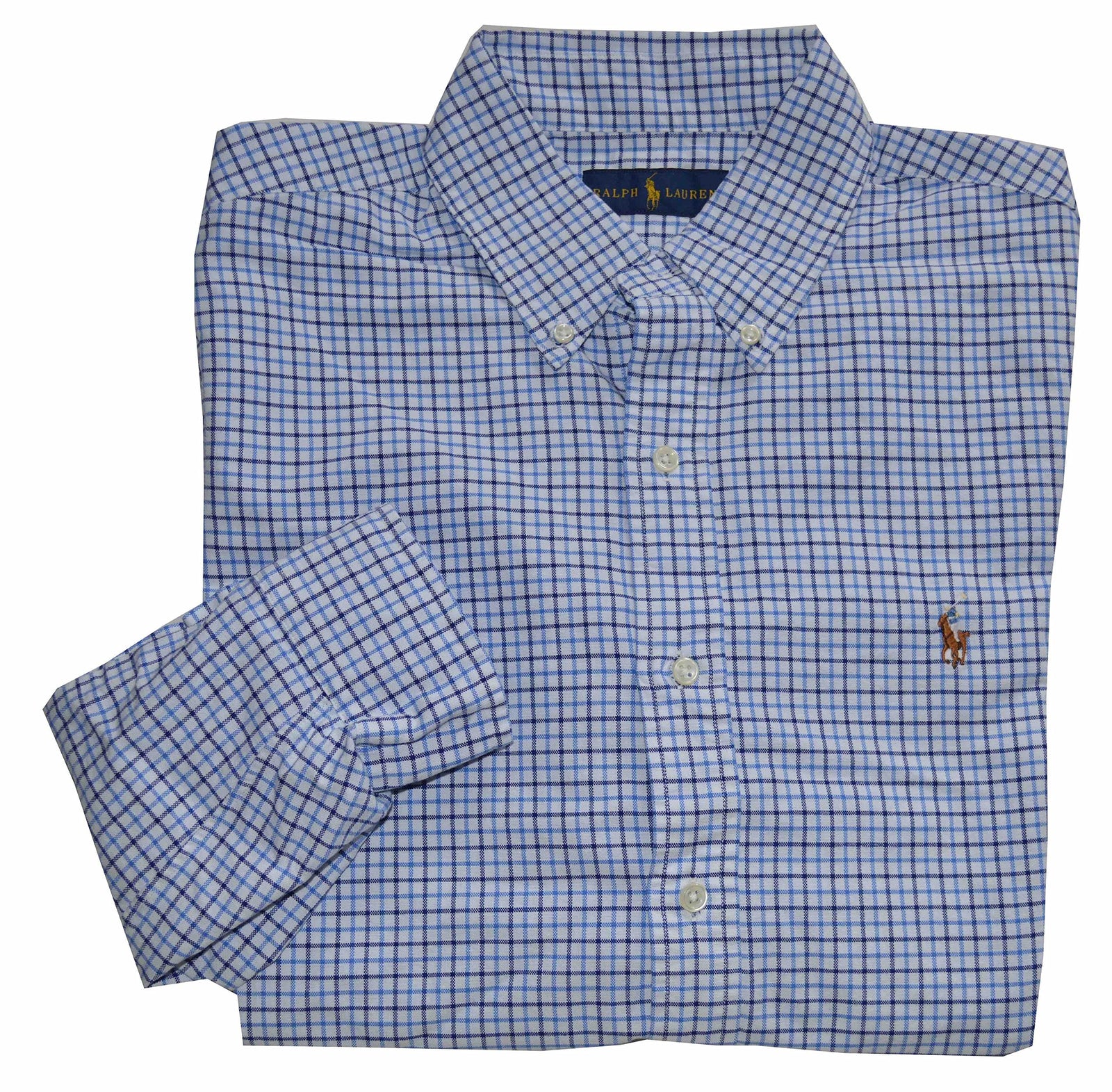 POLO RALPH LAUREN Men's Classic Fit Plaid Oxford Shirt
