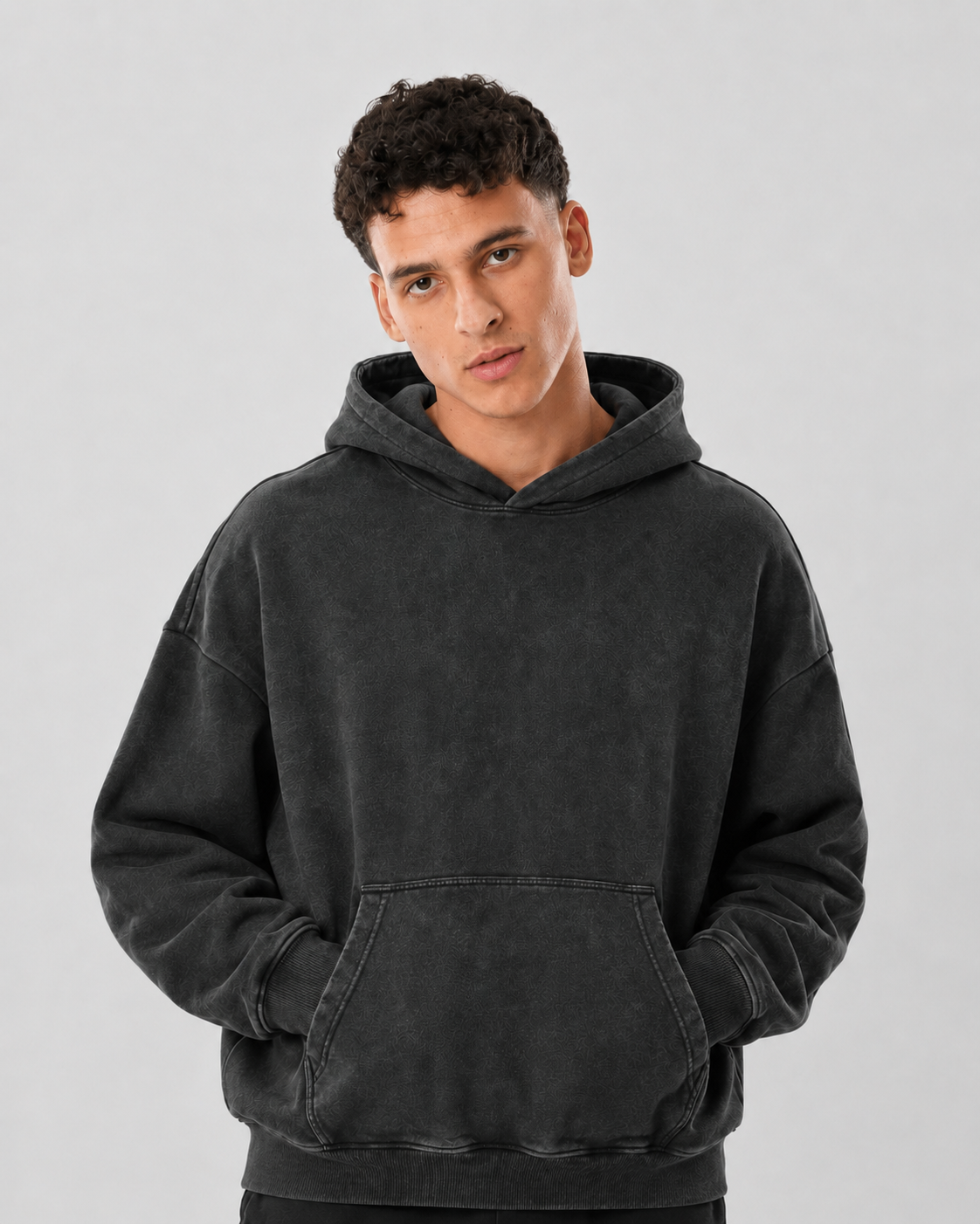 WASHED PULLOVER HOODIE