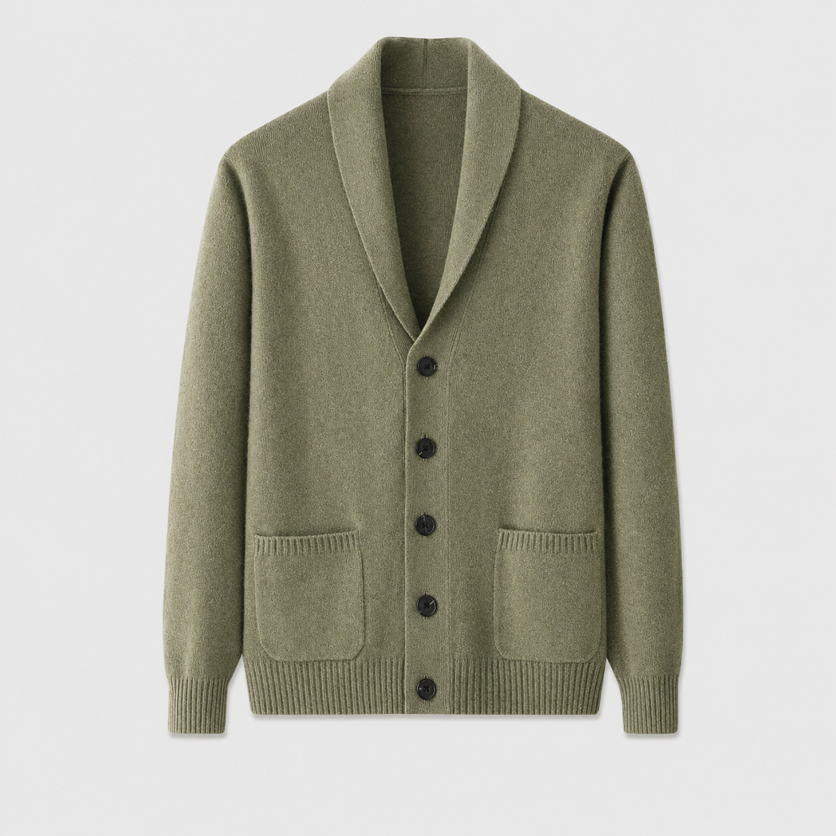CASHMERE KNITTED CARDIGAN